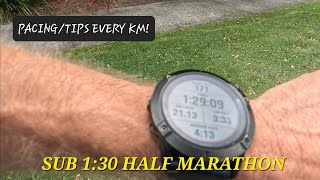 Sub 130 Half Marathon PacingTips [upl. by Hannahoj]