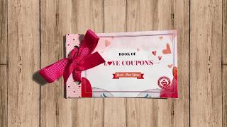 DIY Love Coupon book [upl. by Acino165]