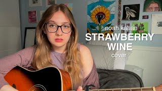 strawberry wine  noah kahan cover [upl. by Atikihc773]