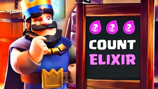 How to COUNT Elixir in Clash Royale 2022 [upl. by Friday]