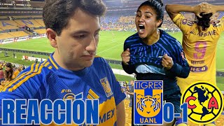 😓¡ADIÓS INVICTO😓🙄¡GRACIAS MILAGROS🙄  REACCION  TIGRES VS AMERICA  LIGA MX FEMENIL  A2024  J14 [upl. by Nikolas]