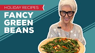 Holiday Cooking amp Baking Recipes Fancy Green Beans Recipe  Christmas Side Dishes [upl. by Ilojna392]