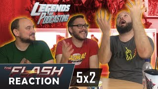 The Flash Episode 5x2 quotBlockedquot Reaction  Legends of Podcasting [upl. by Medardas]