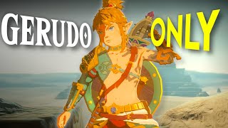 Can you BEAT Tears of the Kingdom using ONLY Gerudo Gear [upl. by Arihk315]