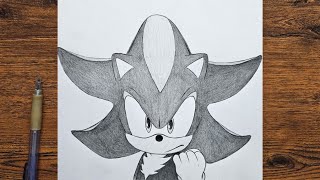 How to draw Shadow the Hedgehog  Sonic   Shadow step by step  Easy tutorial [upl. by Egon]