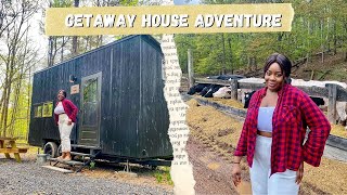 GETAWAY HOUSE EASTERN CATSKILL CAMPING NEW YORK VLOG  Kaaterskill Falls Getaway House Cabin Tour [upl. by Iam184]