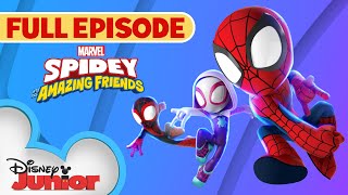 Spidey To the Power of Three  Marvels Spidey and His Amazing Friends  Full Episode  disneyjr [upl. by Akeimahs]