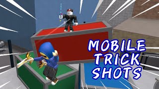 Mm2 Mobile Trickshots [upl. by Onateyac]