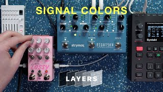 Strymon NightSky and Chase Bliss Lossy w Elektron Syntakt Synth Demo [upl. by Alekin]