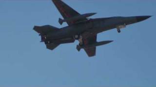 3 RAAF F111s arrive at Nellis AFB [upl. by Lenz]