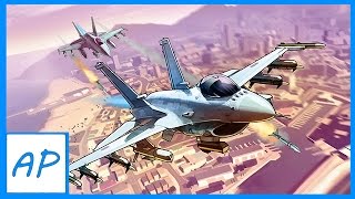 GTA V  Epic P996 Lazer Stunt Montage [upl. by Yralih]