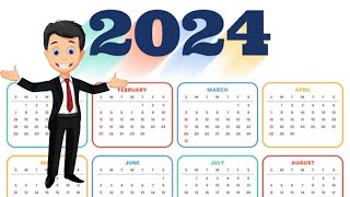 KALENDER 2024 INDONESIA [upl. by Adgam]