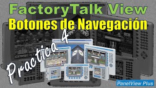 HMI PanelView Plus y Factorytalk View ME  Como Crear Botones de Navegacion [upl. by Breger688]