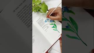 Easy painting  flowers painting ideas  shortsvideo shorts flowerpainting tutorial art [upl. by Rothwell725]