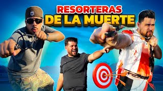 Competencia de RESORTERAS con el SQUAD de la MUERTE 🎯🔥 ¡Castigo al PERDEDOR [upl. by Alvord]