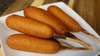 Air Fryer Corn Dog  Air Fryer Recipe  Nuwave Brio 10 Quart [upl. by Prussian]