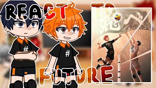 Haikyuu react Past haikyuu react to futureGacha Club [upl. by Marie]