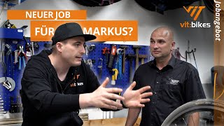 Markus verlässt vitbikes München für einen neuen Job 😱😭 [upl. by Ellirpa]