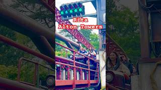 RITA at Alton Towers 🎢🎢 amusementpark themepark altontowers rollercoaster coaster ride [upl. by Ecertal246]