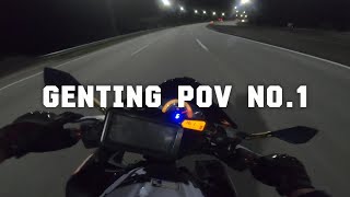 Last Minute Genting At 2am  Pure Sound  POV  Cornering  Kawasaki Z250  SeaPro Muffler [upl. by Pyne]