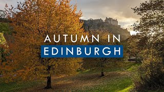 AUTUMN in EDINBURGH  A Walk Through Princes Street Gardens  Scotland Walking Tour  4K  60FPS [upl. by Peggi]