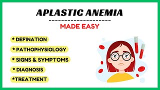 Aplastic anemia causes symptoms diagnosis treatment management pathology made easy [upl. by Obadias]