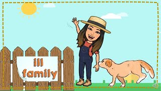 ill family words  Phonics Lesson [upl. by Anihsat40]