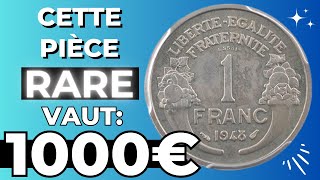 Trésor Caché  Pièce Rare 1 Franc Morlon aluminium avec une Valeur de Plus de 1000€ [upl. by Symon]