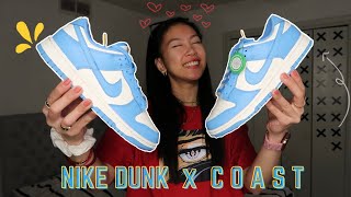 COAST NIKE DUNK LOW  STOCKX  UNBOXING REVIEW [upl. by Adest]