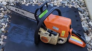 Stihl MS210c chainsaw [upl. by Fanchie]