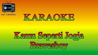 KARAOKE Reggae Kamu Seperti Jogja  Bravesboy [upl. by Kris642]