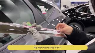 E0540 Rain Guards for Hyundai Tucson 2022 Chrome [upl. by Arne444]