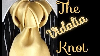 How to tie a tie The Vidalia Knot [upl. by Thin]