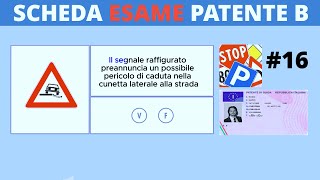 SCHEDA ESAME PATENTE B 2024 16 [upl. by Ogirdor]