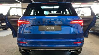 SKODA KAROQ 2024 FACELIFT  PRACTICALITY test amp TRUNK SPACE 4x4 Sportline [upl. by Ahsenek820]