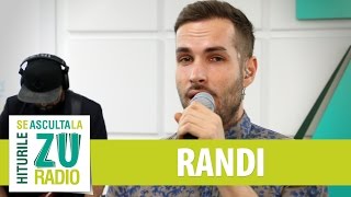 Randi  Ochii ăia verzi Live la Radio ZU [upl. by Abran218]