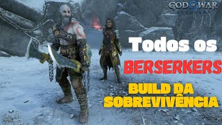 Todos os Berserkers Build da Sobrevivência God Of War Ragnarok [upl. by Sternick360]