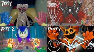 ALL NEW JUMPSCARES MONSTER SKINS 1ST vs 3RD person Project Playtime amp Poppy Playtime Chapter 189 [upl. by Ecirehs]