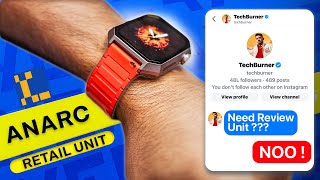 i bought TechBurners ANARC smartwatch SPOILER NOT as HYPED [upl. by Dall833]