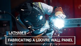 FABRICATING A STEEL LOUVRE PANEL  LATHAMS SECURITY DOORS [upl. by Telocin]