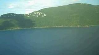 St Thomas Virgin Islands  airplane landing [upl. by Tabb]