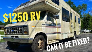 31 year old RV parked for years Can we clean it up and camp in it [upl. by Aicilaana364]