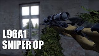 L96A1 SNIPER OP  HARDCORE  DAYZ STANDALONE [upl. by Otis]