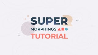 Tutorial  How to use Super Morphings After Effects Script [upl. by Ahsinyt]