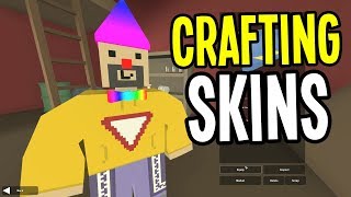 Unturned Update CRAFTING your own SKINS and COSMETICS Update 32320 [upl. by Innattirb900]