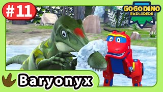 GOGODINO EXPLORERS  EP11 Baryonyx the Best Fisherman  Dinosaur  Kids  Cartoon  Season 4 [upl. by Anerol]