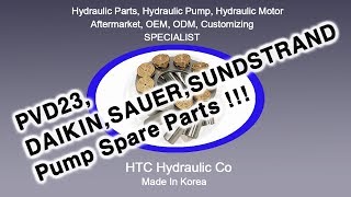 PVD23DaikinSauerSundstrandHydraulic Pump Spare PartsMade In Korea [upl. by Peace878]