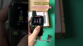 TXQ MX2 Zello walkie talkie Zello Call SMS Contacts [upl. by Wester]