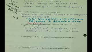 Physics 2  Thermodynamics  Notes 2 Part 3 Radiation [upl. by Arrakat]