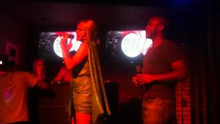 Drag Queen Courtney Act amp David Brown sing Suddenly Seymour at Revolver Video Bar in WeHo [upl. by Garibull]